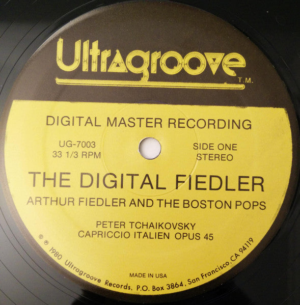 Arthur Fiedler And Boston Pops Orchestra : The Digital Fiedler (LP)