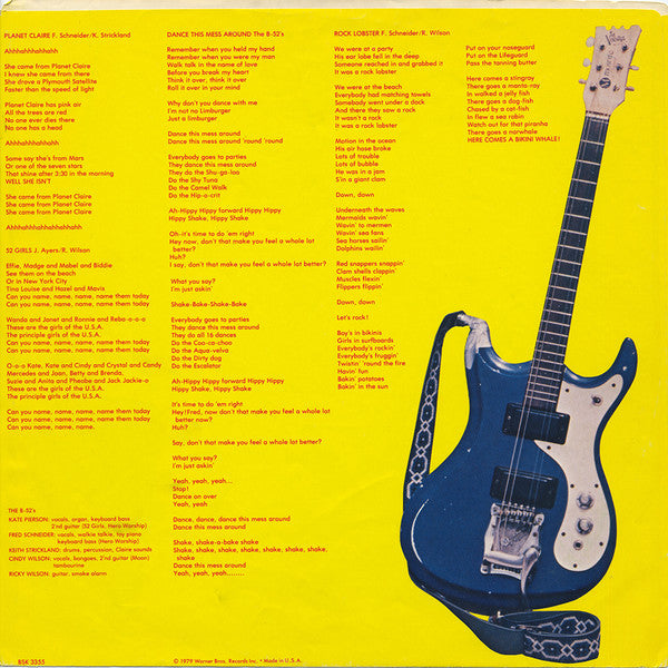 The B-52's : The B-52's (LP, Album, Jac)