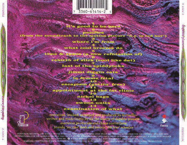 Digable Planets : Reachin' (A New Refutation Of Time And Space) (CD, Album)