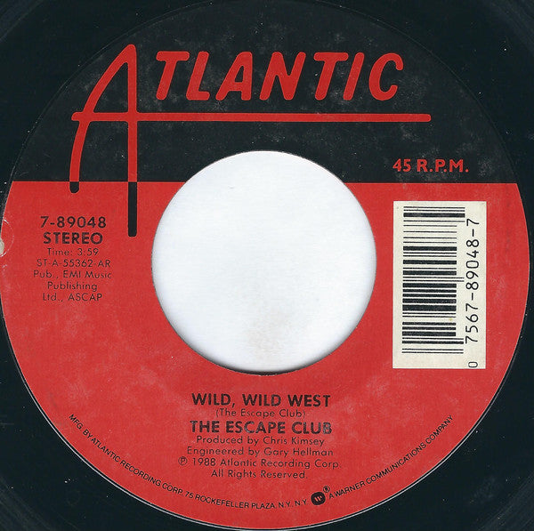 The Escape Club : Wild, Wild West (7", Single, Styrene, All)