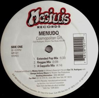 Menudo : Cosmopolitan Girl (12")