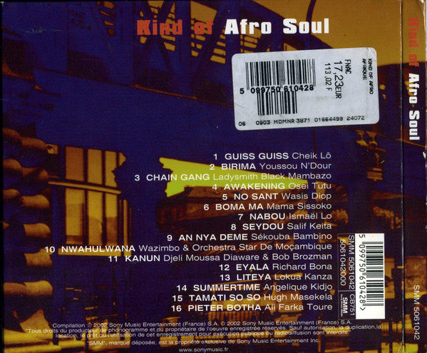 Various : Kind Of Afro Soul (CD, Comp, Dig)