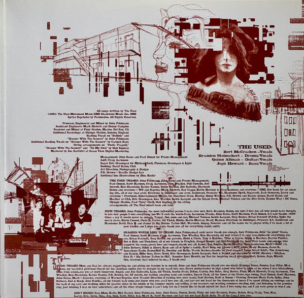 The Used : The Used (2xLP, Album, Red)