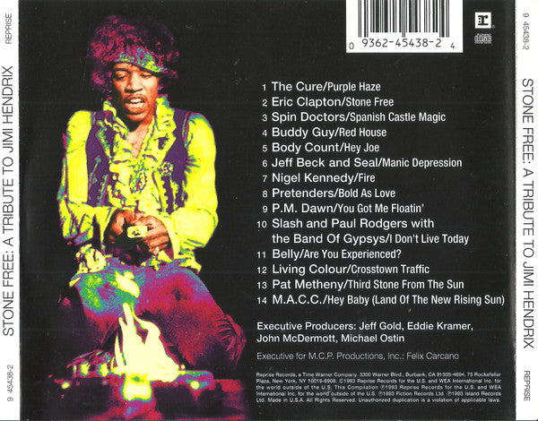 Various : Stone Free (A Tribute To Jimi Hendrix) (CD, Album, RE)