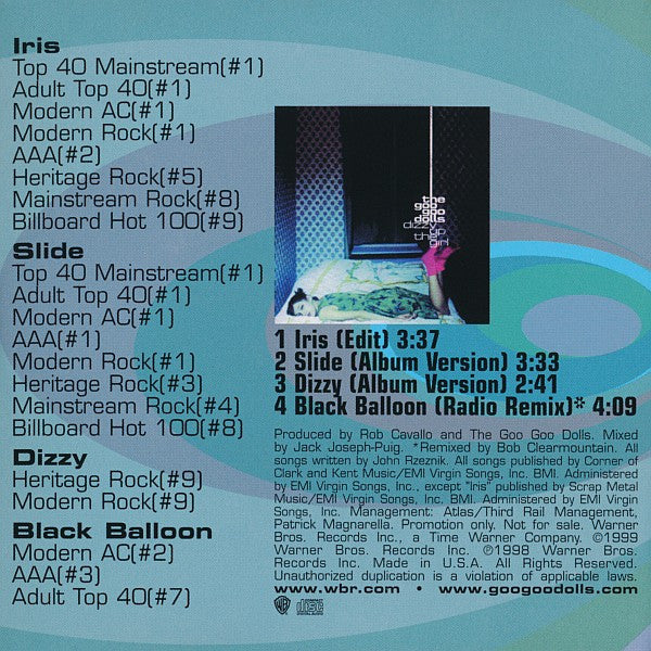 Goo Goo Dolls : Platinum Play EP (CD, EP, Promo)