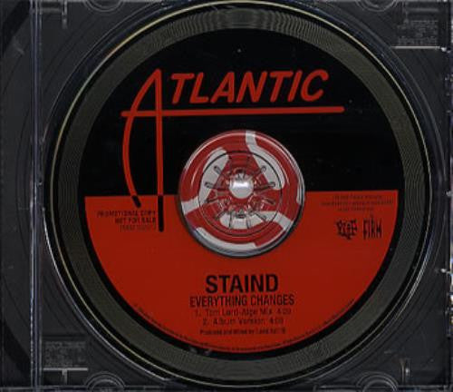 Staind : Everything Changes (CD, Single, Promo)