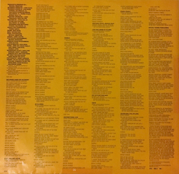 Donna Summer : She Works Hard For The Money (LP, Album, 72 )