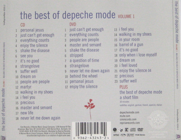 Depeche Mode : The Best Of Depeche Mode Volume 1 (CD, Comp + DVD-V, NTSC, Dol)