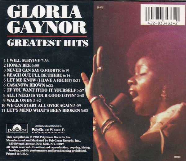Gloria Gaynor : Greatest Hits (CD, Comp, RE)
