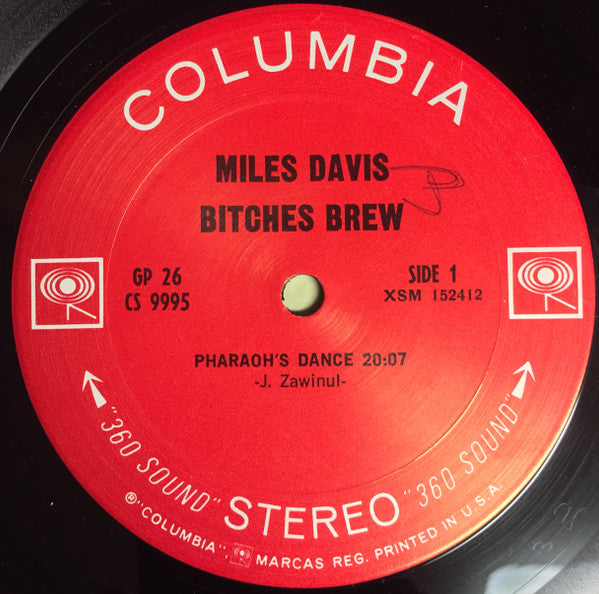 Miles Davis : Bitches Brew (2xLP, Album, San)