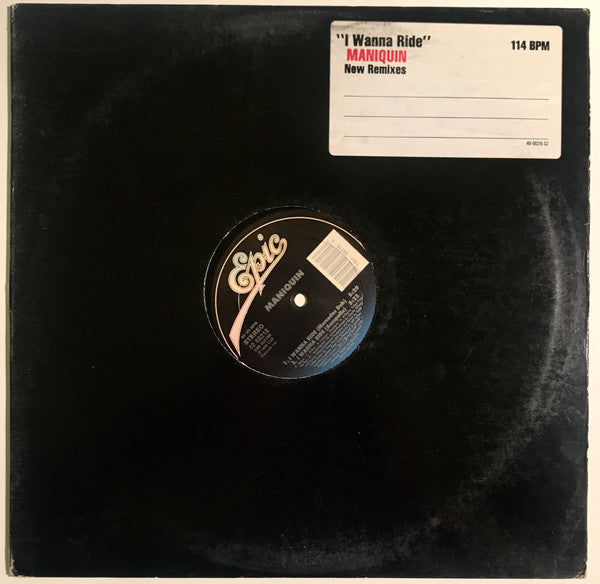 Maniquin : I Wanna Ride (New Remixes) (12")