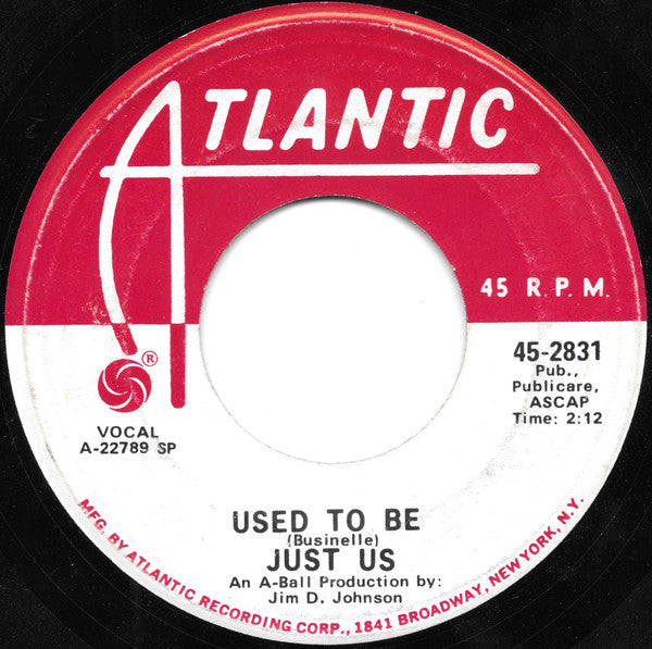 Justus (15) : Used To Be (7", S/Sided, SP )