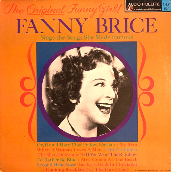 Fanny Brice : The Original Funny Girl (LP, Comp)
