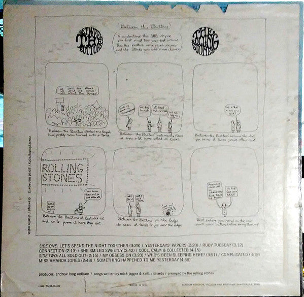 The Rolling Stones : Between The Buttons (LP, Album, Mono, Red)