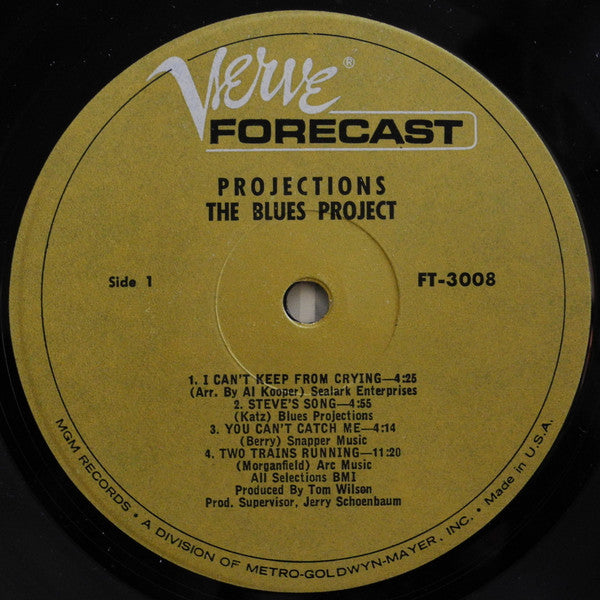 The Blues Project : Projections (LP, Album, Mono)