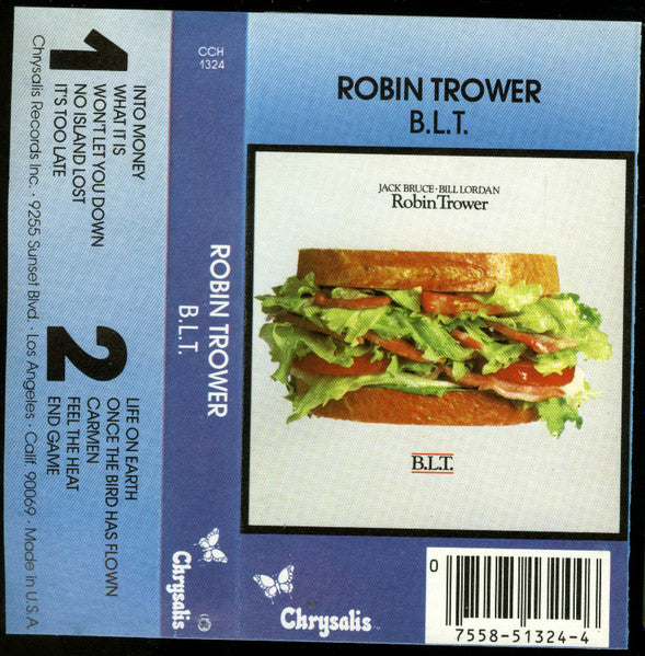 Jack Bruce / Bill Lordan / Robin Trower : B.L.T. (Cass, Album)