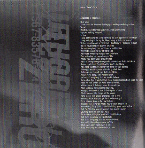 Authority Zero : A Passage In Time (CD, Album, Enh, RE)