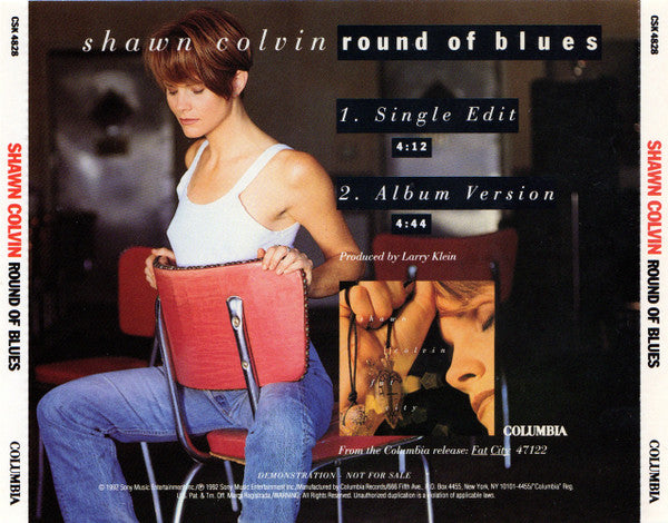 Shawn Colvin : Round Of Blues (CD, Single, Promo)