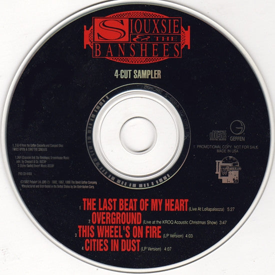 Siouxsie & The Banshees : 4-Cut Sampler (CD, Promo, Smplr)