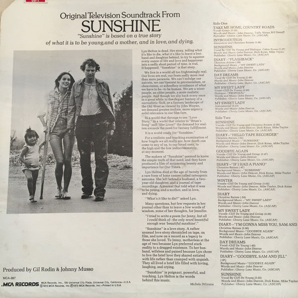 Various : Sunshine (LP, Album)
