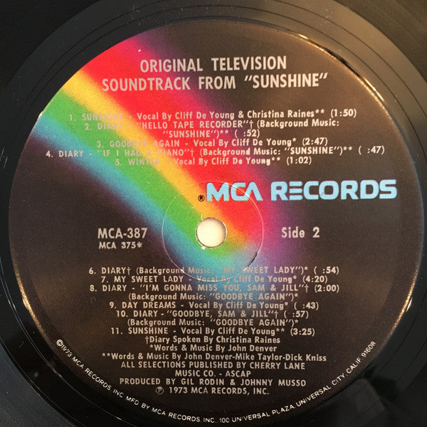 Various : Sunshine (LP, Album)