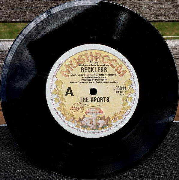 The Sports : Don't Throw Stones (LP, Album + 7", Single)