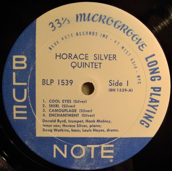The Horace Silver Quintet : 6 Pieces Of Silver (LP, Album, Mono, RP)