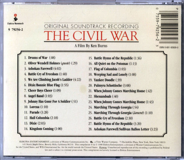 Various : The Civil War - Original Soundtrack Recording (CD, Album)