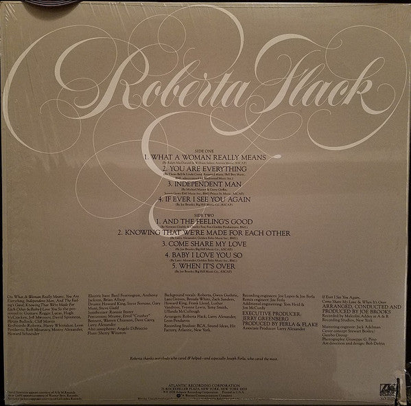 Roberta Flack : Roberta Flack (LP, Album, RI )