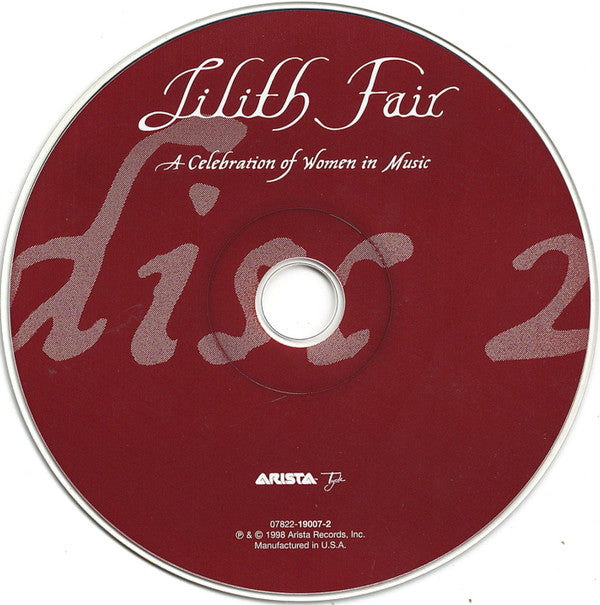 Various : Lilith Fair (A Celebration Of Women In Music) (2xCD, Album)