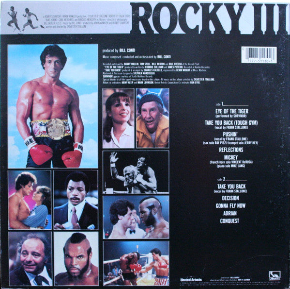 Bill Conti : Rocky III - Original Motion Picture Score (LP, Album, Jac)