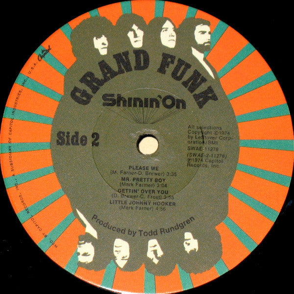 Grand Funk* : Shinin' On (LP, Album, Jac)