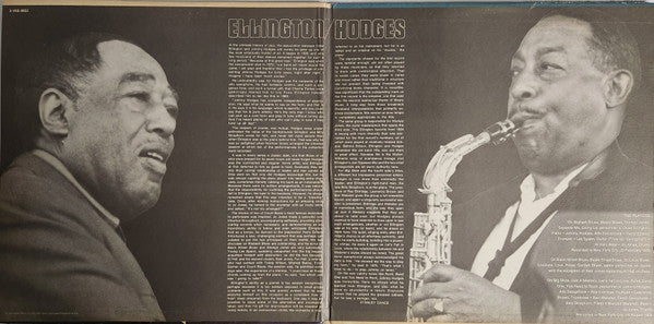 Duke Ellington / Johnny Hodges : Blues Summit (2xLP, Comp, Promo)