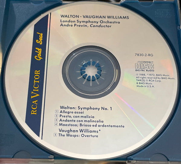 Walton* - André Previn, London Symphony Orchestra : Symphony No.1 (CD, RE, RM)