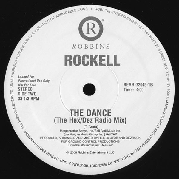 Rockell : The Dance (The Hex / Dez Remixes) (12", Promo)