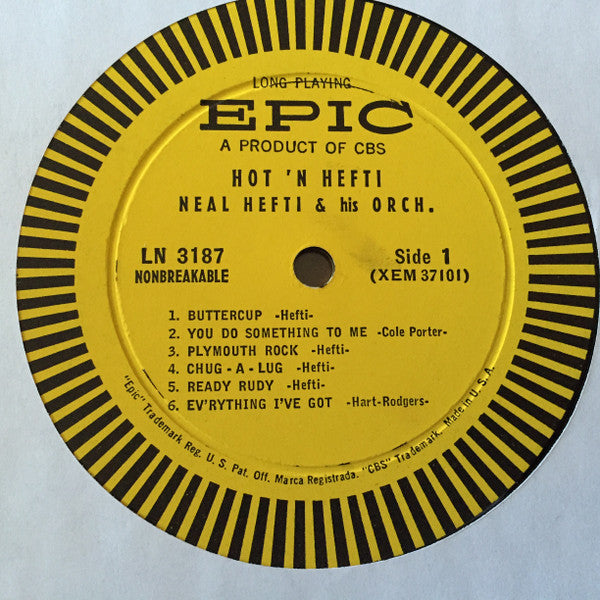 Neal Hefti And His Orchestra* : Hefti Hot 'n Hearty (LP, Album)