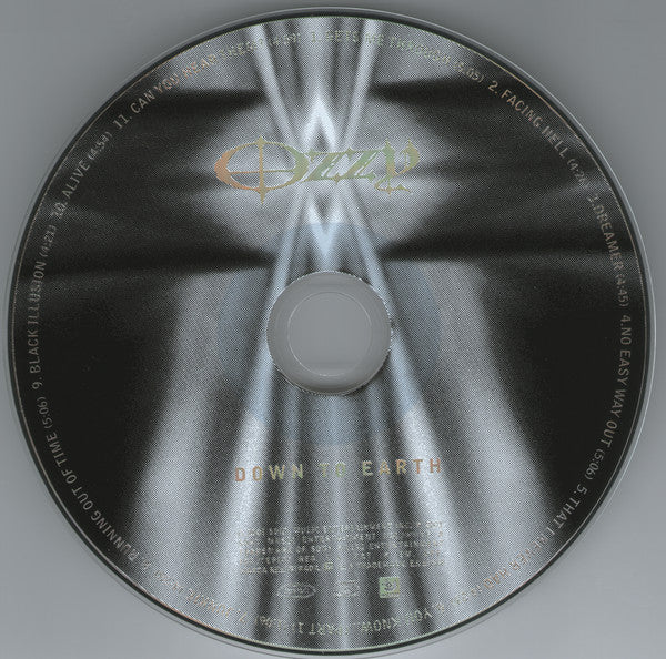 Ozzy Osbourne : Down To Earth (CD, Album, Enh, Ltd)