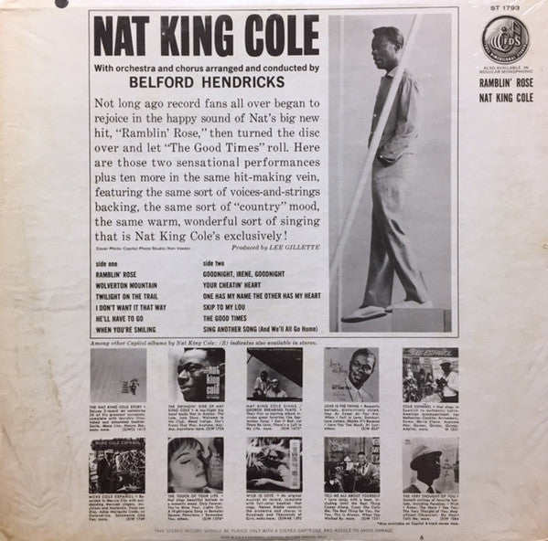 Nat King Cole : Ramblin' Rose (LP, Album, Los)