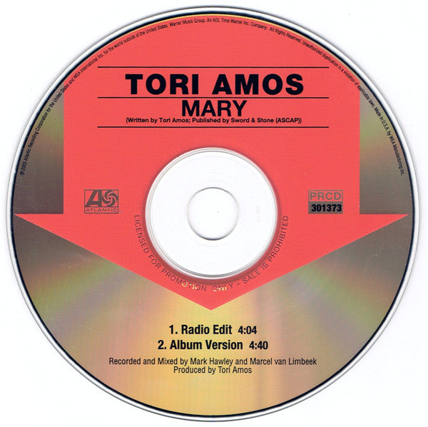 Tori Amos : Mary (CD, Single, Promo)