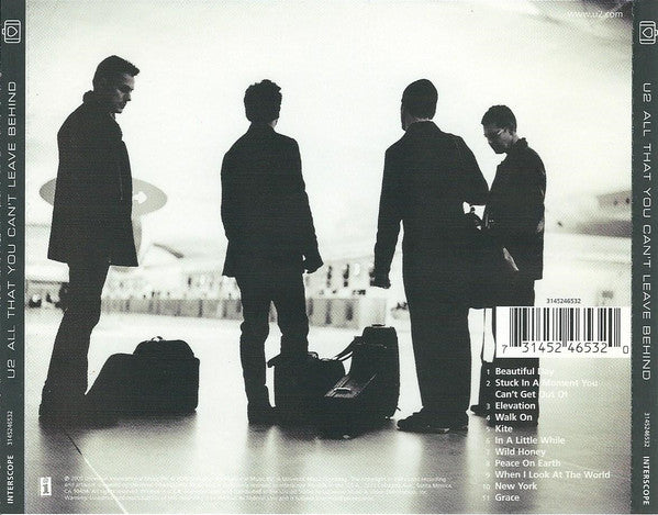 U2 : All That You Can't Leave Behind (CD, Album, Mad)