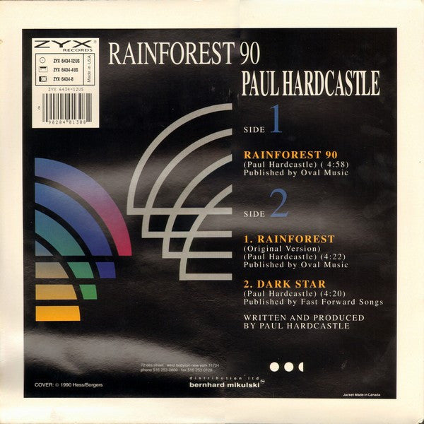 Paul Hardcastle : Rainforest 90 (12")