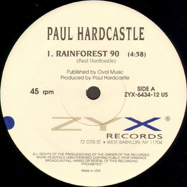 Paul Hardcastle : Rainforest 90 (12")