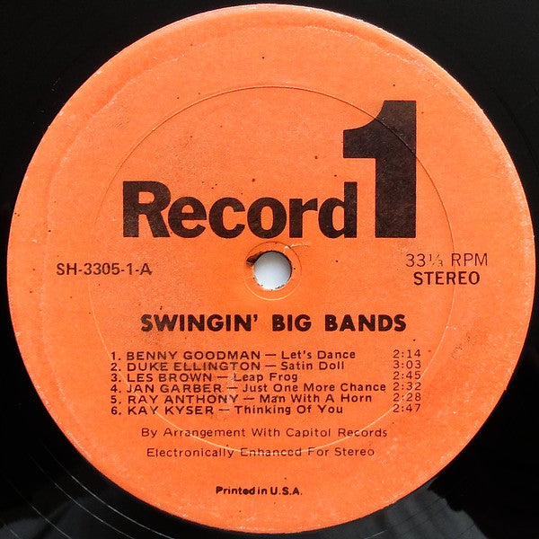 Various : Swingin' Big Bands (3xLP, Comp + Box)