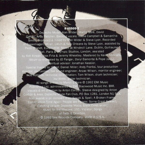 Depeche Mode : Songs Of Faith And Devotion Live (CD, Album)
