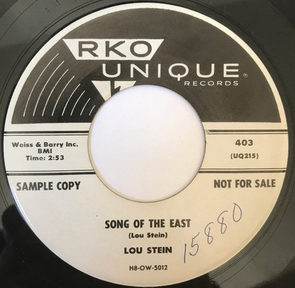 Lou Stein :  Song Of The East / The Little Spinet (7", Single, Promo)