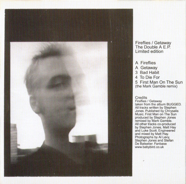 Babybird : Double A EP Fireflies / Getaway (CD, EP, Ltd)