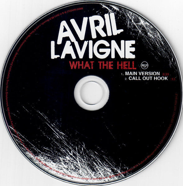 Avril Lavigne : What The Hell (CD, Single, Promo)