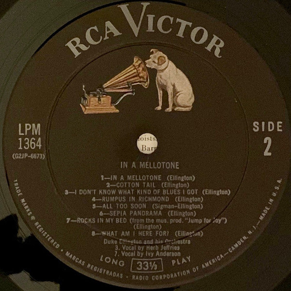 Duke Ellington And His Orchestra : In A Mellotone (LP, Comp, Mono, Ind)