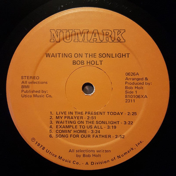 Bob Holt (7) : Waiting On The Sonlight (LP, Album)