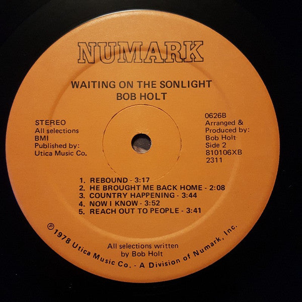 Bob Holt (7) : Waiting On The Sonlight (LP, Album)